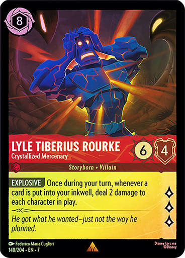 Lyle Tiberius Rourke - Crystallized Mercenary (LOR_ARC) / Foil