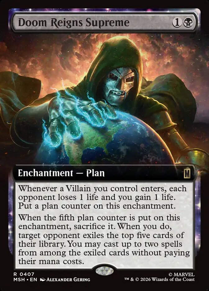 Doom Reigns Supreme (MSH) (407) / Extended Art