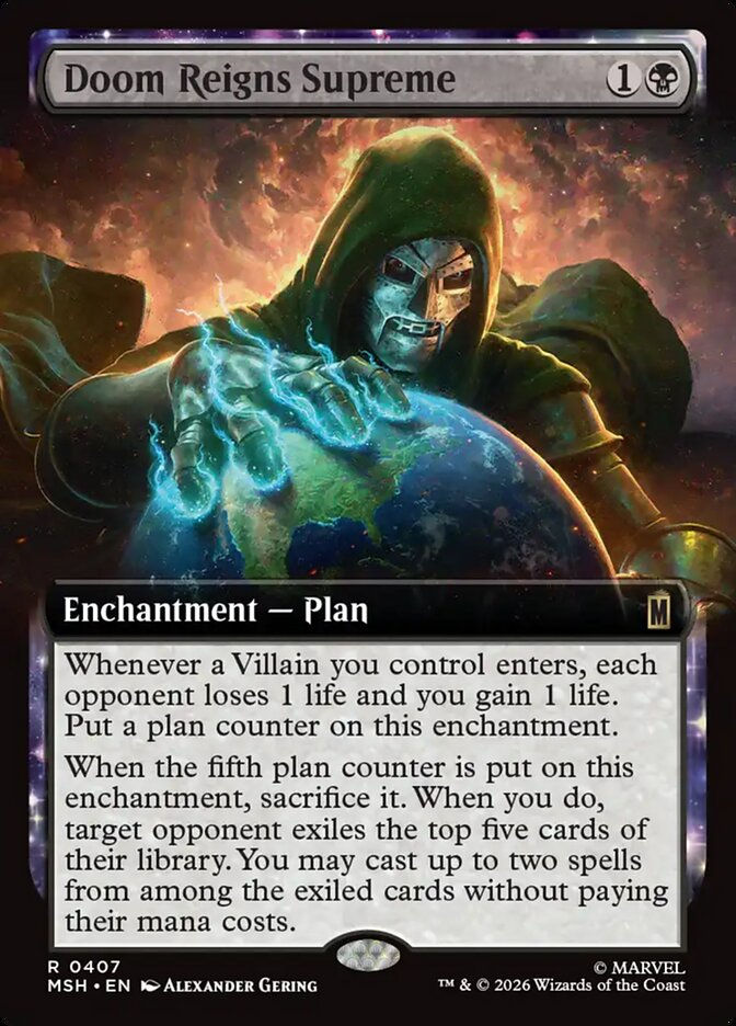 Doom Reigns Supreme (MSH) (407) / Extended Art