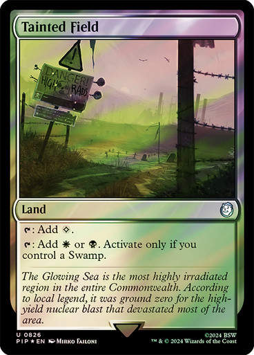 Tainted Field (pip) (826) / Surge Foil