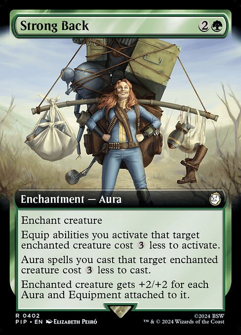 Strong Back (pip) (402) / Extended Art
