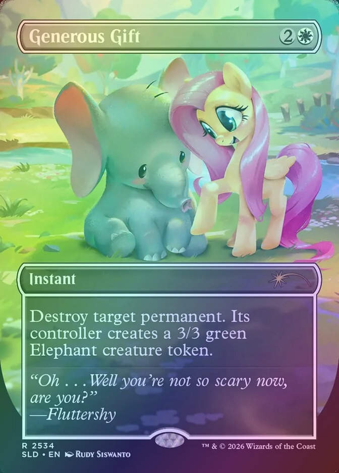 Generous Gift (SLD) (2534) / Borderless / Foil