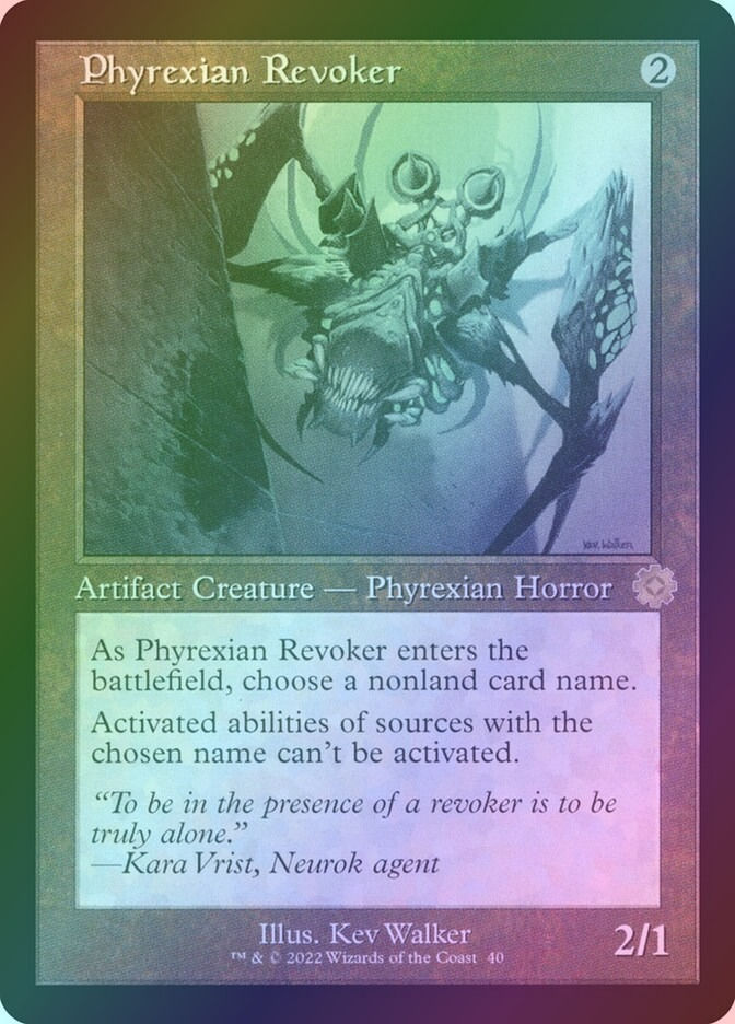Phyrexian Revoker (BRR) (40) / Foil