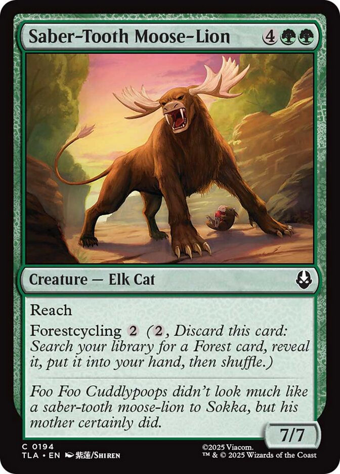 Saber-Tooth Moose-Lion (TLA) (194)