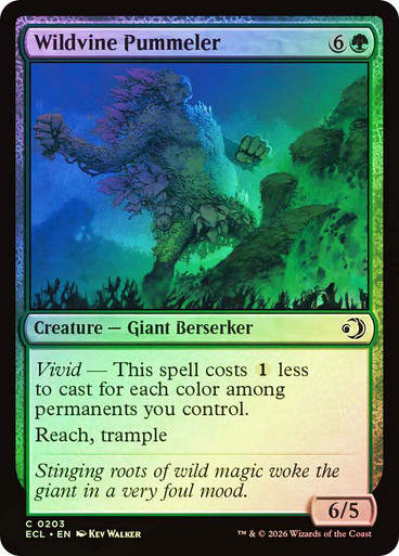 Wildvine Pummeler (ECL) (203) / Foil