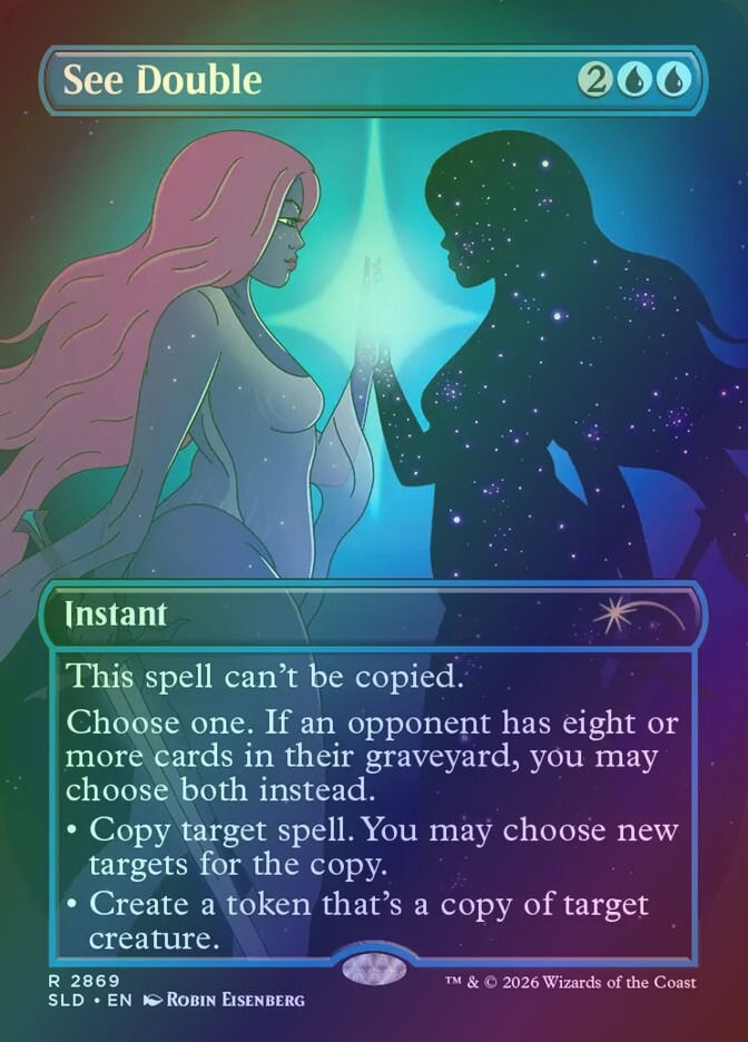 See Double (SLD) (2869) / Borderless / Foil