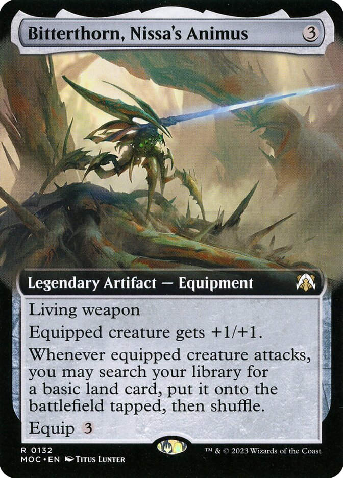 Bitterthorn, Nissa's Animus (MOC) (132) / Extended Art