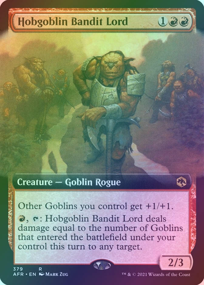 Hobgoblin Bandit Lord (AFR) (379) / Extended Art / Foil
