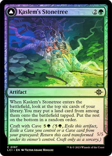 Kaslem's Stonetree // Kaslem's Strider (lci) / Foil