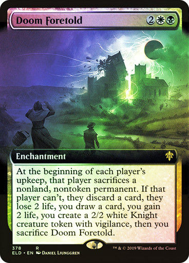Doom Foretold (ELD) (378) / Extended Art / Foil