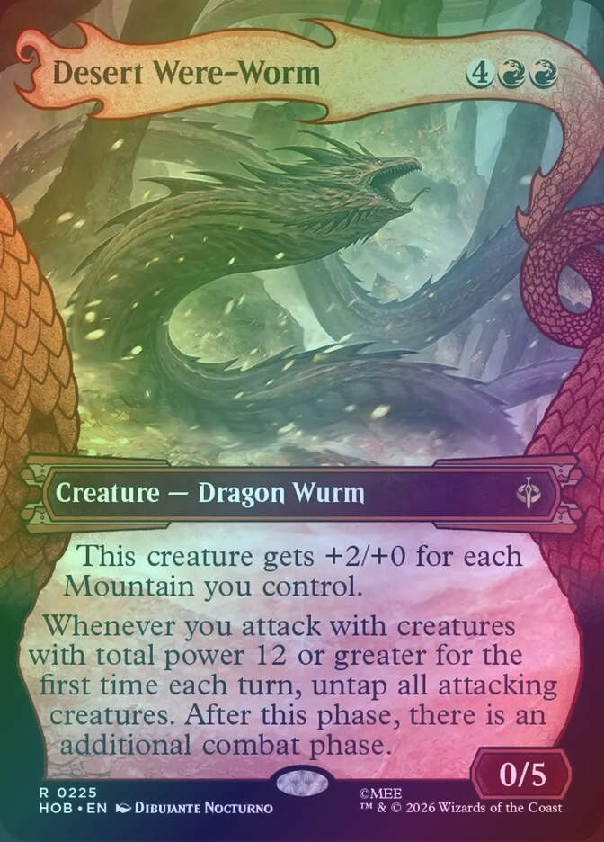 Desert Were-Worm (HOB) (225) / Showcase / Foil