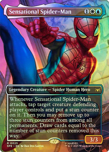 Sensational Spider-Man (SPE) (25) / Borderless / Foil