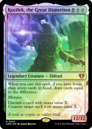 Kozilek, the Great Distortion (cmm) / Foil