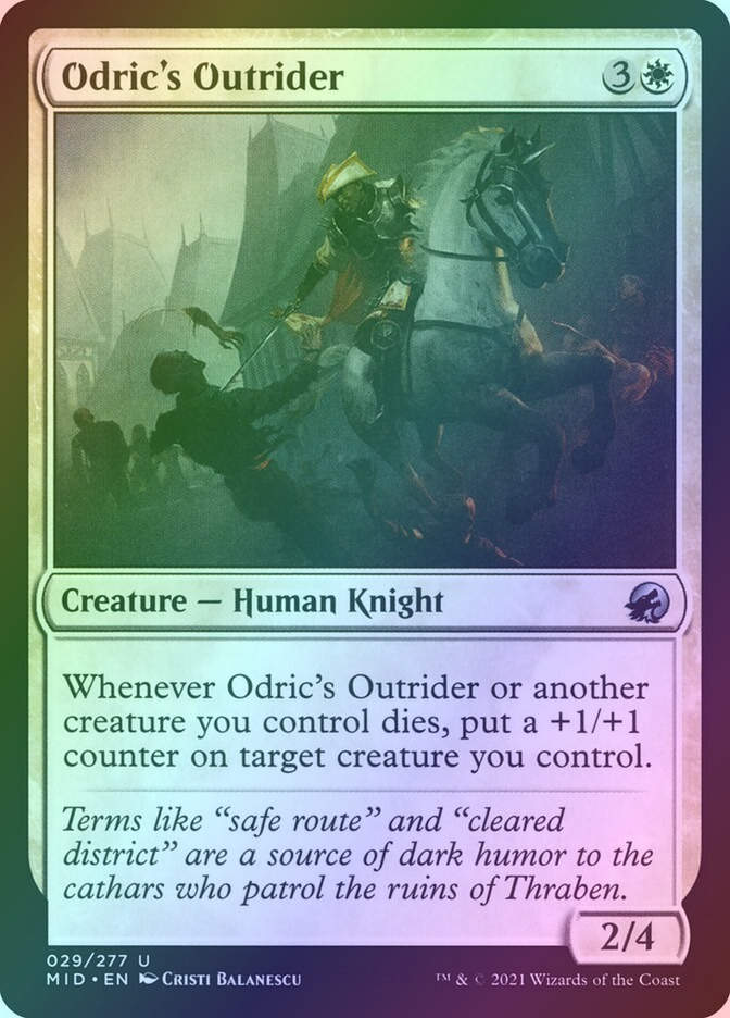 Odric's Outrider (MID) (29) / Foil