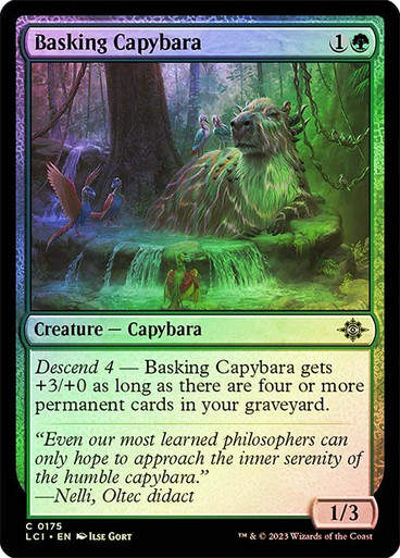 Basking Capybara (lci) / Foil