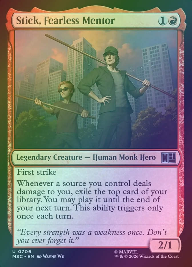 Stick, Fearless Mentor (MSC) (706) / Foil
