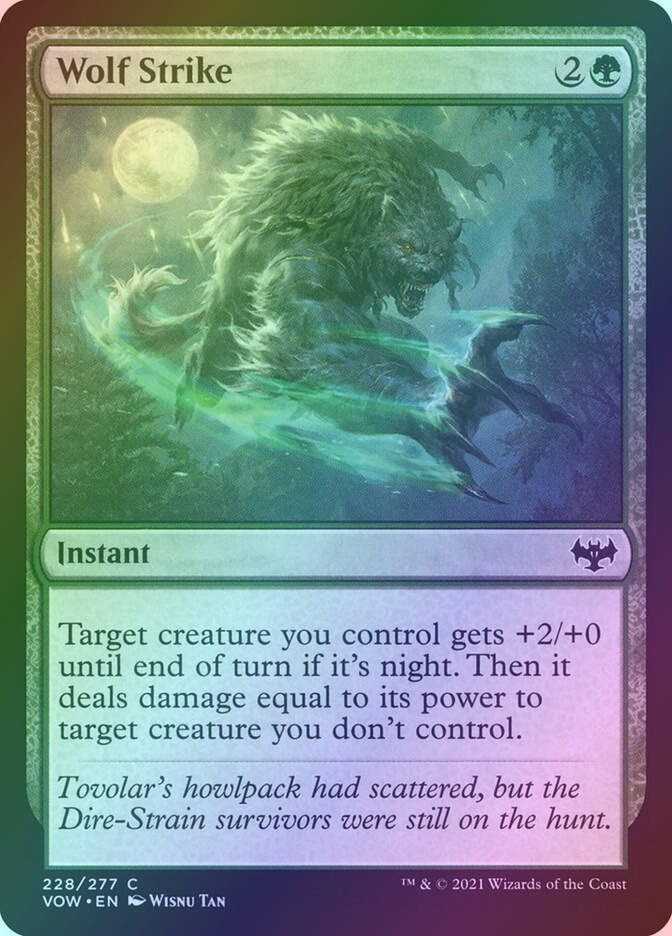 Wolf Strike (VOW) (228) / Foil
