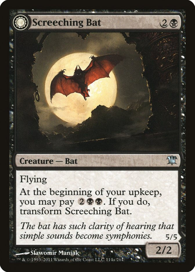Screeching Bat // Stalking Vampire (ISD) (114) — cara 1 de 2
