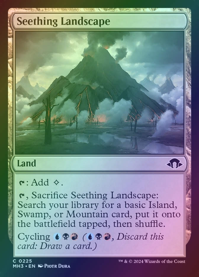 Seething Landscape (MH3) (225) / Foil