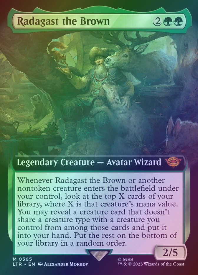 Radagast the Brown (LTR) (365) / Extended Art / Foil