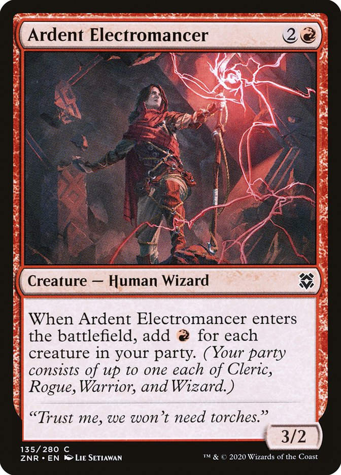 Ardent Electromancer (ZNR) (135)