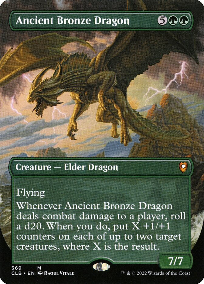 Ancient Bronze Dragon (CLB) (369) / Borderless