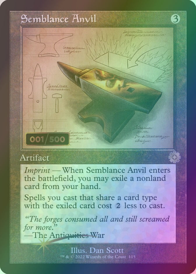 Semblance Anvil (BRR) (115z) / Serialized
