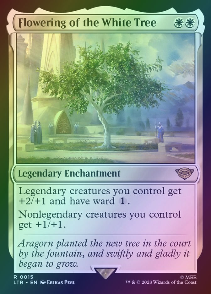Flowering of the White Tree (LTR) (15) / Foil