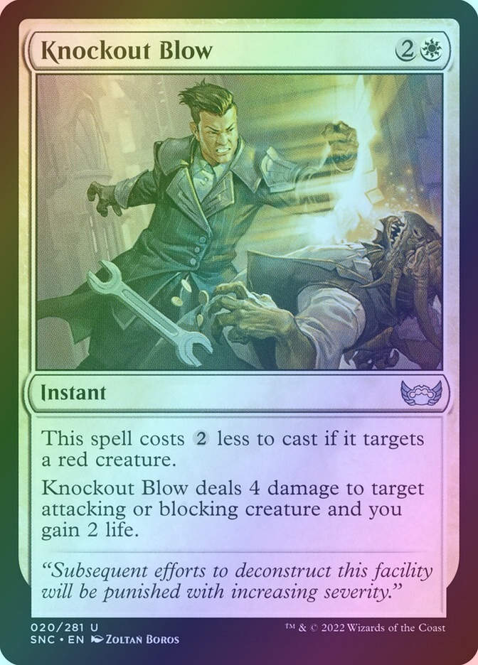 Knockout Blow (SNC) (20) / Foil
