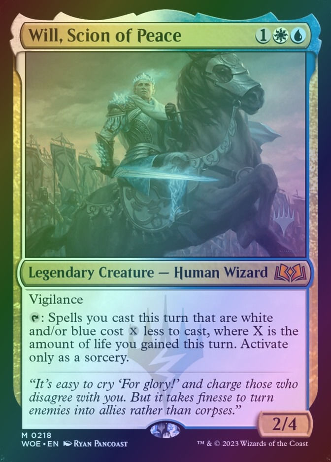 Will, Scion of Peace (PWOE) (218p) / Foil