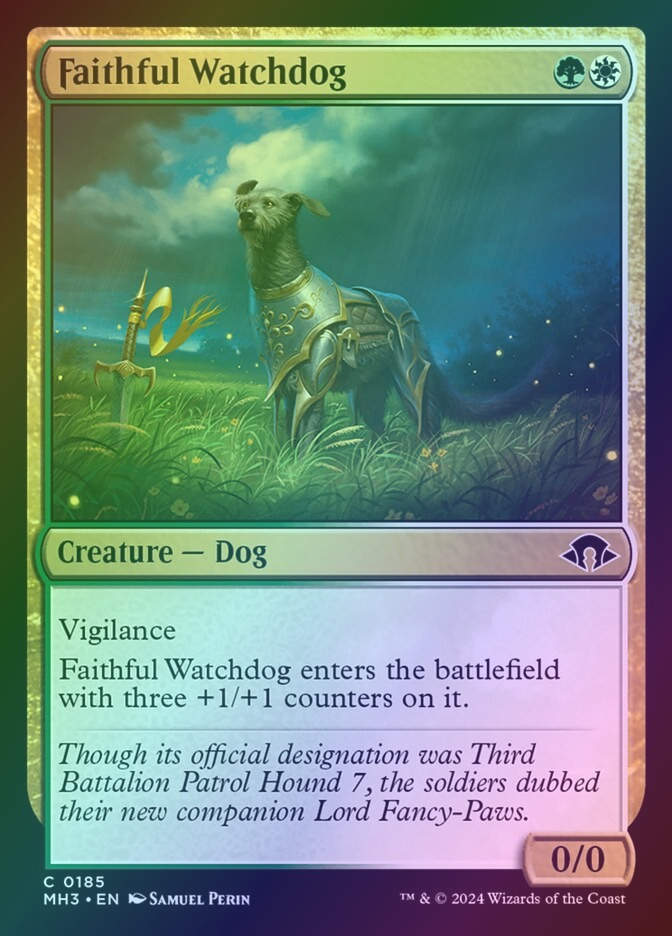 Faithful Watchdog (MH3) (185) / Foil