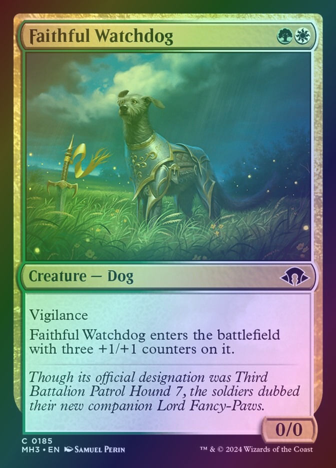 Faithful Watchdog (MH3) (185) / Foil