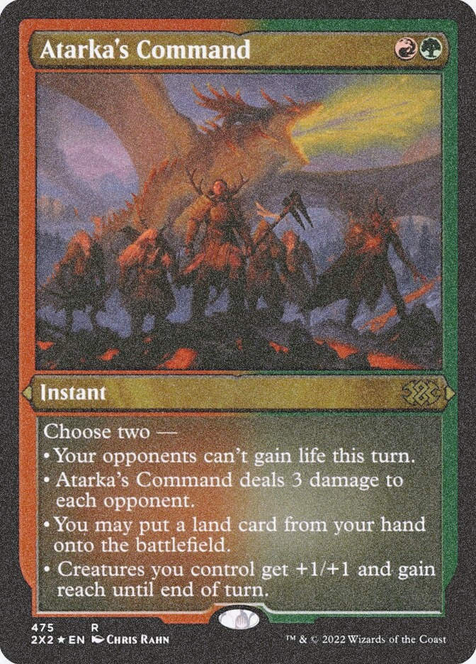 Atarka's Command (2X2) (475) / Foil Etched
