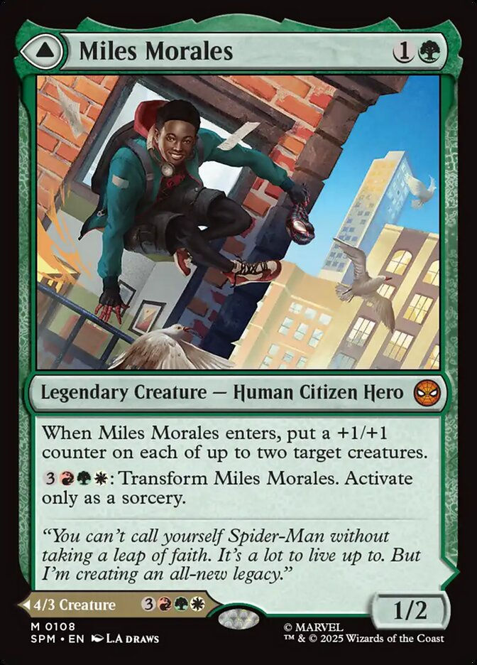 Miles Morales // Ultimate Spider-Man (SPM) (108) — cara 1 de 2