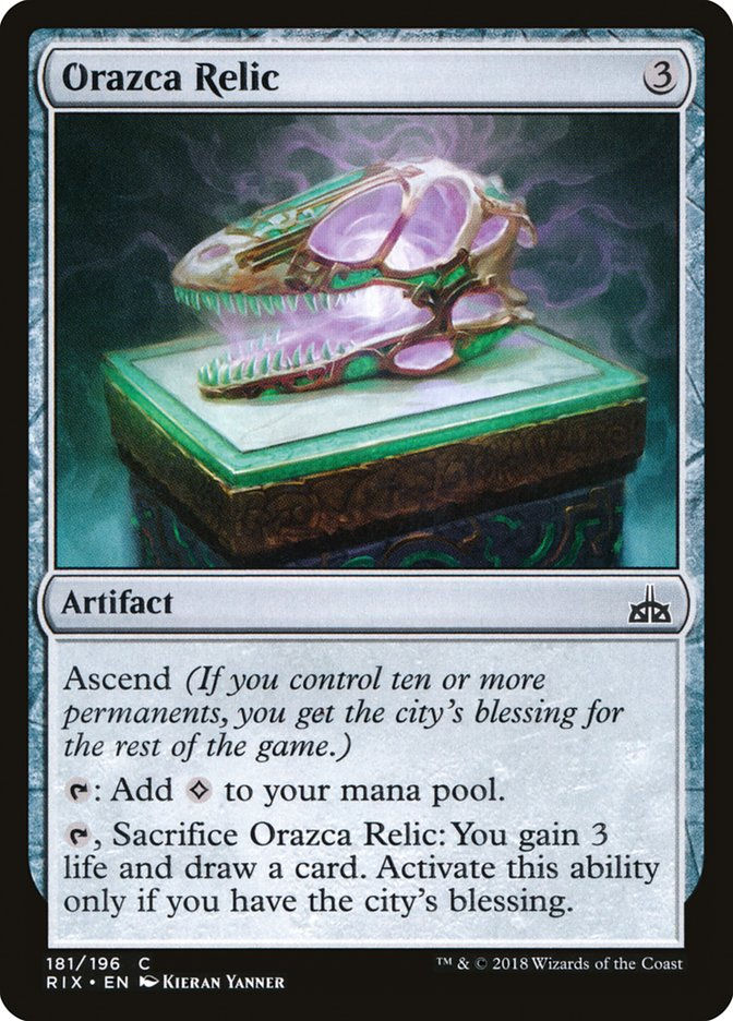 Orazca Relic (RIX) (181)