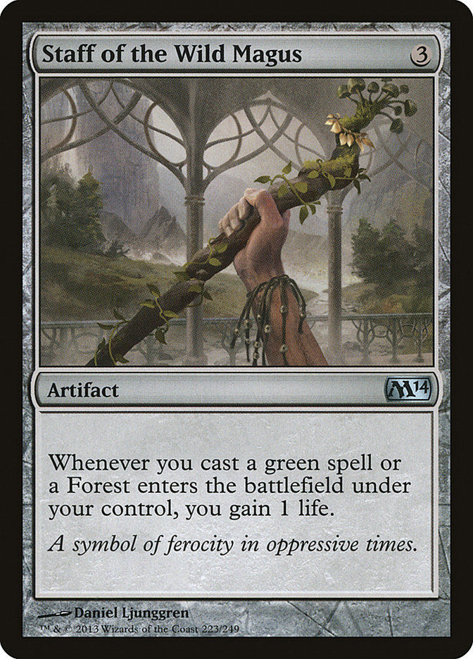 Staff of the Wild Magus (M14) (223)