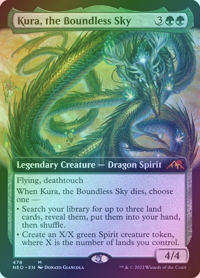Kura, the Boundless Sky (NEO) (478) / Extended Art / Foil