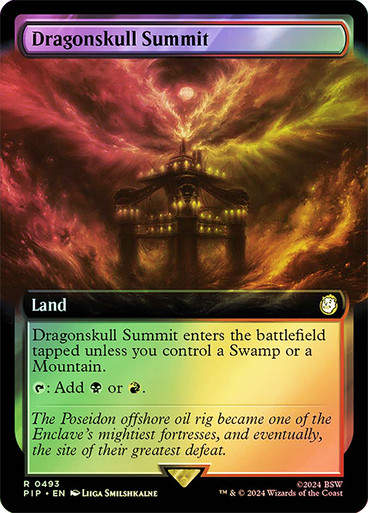 Dragonskull Summit (pip) (493) / Extended Art Foil