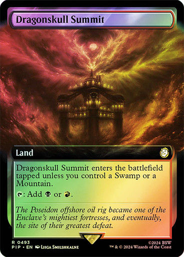 Dragonskull Summit (pip) (493) / Extended Art Foil