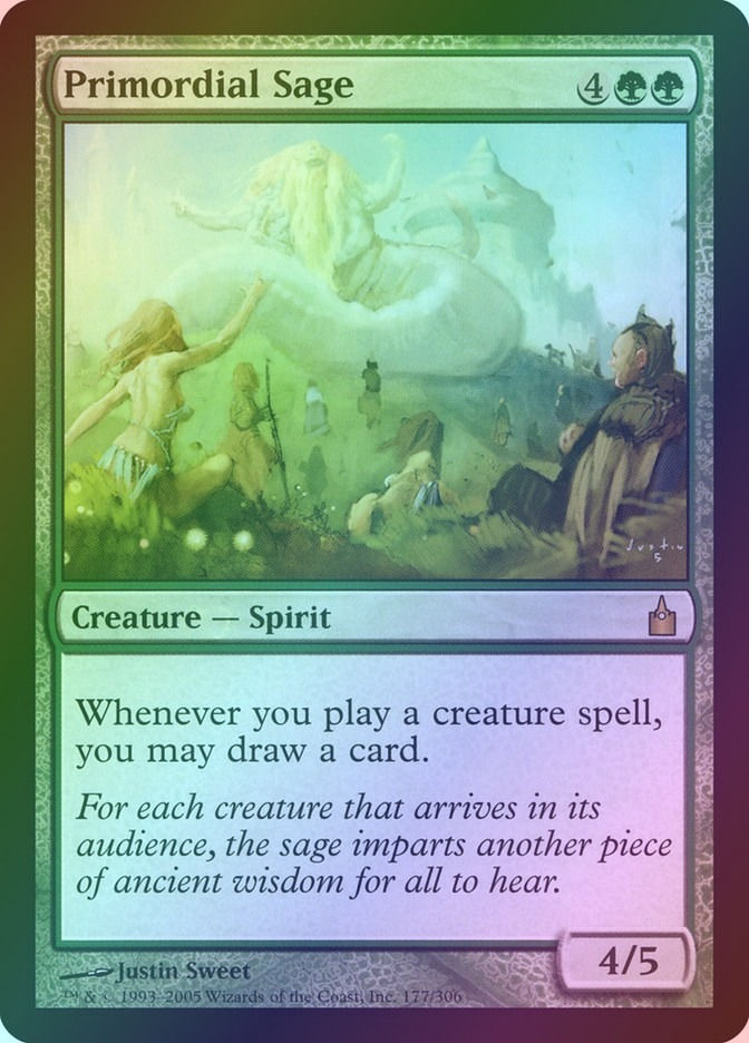 Primordial Sage (RAV) (177) / Foil