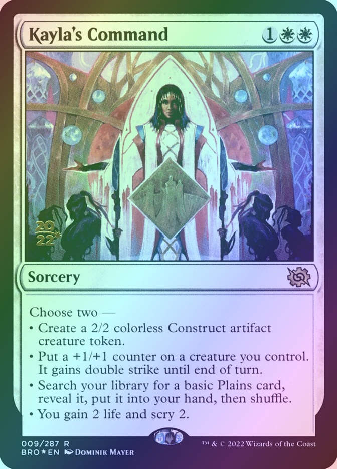 Kayla's Command (PBRO) (9s) / Foil