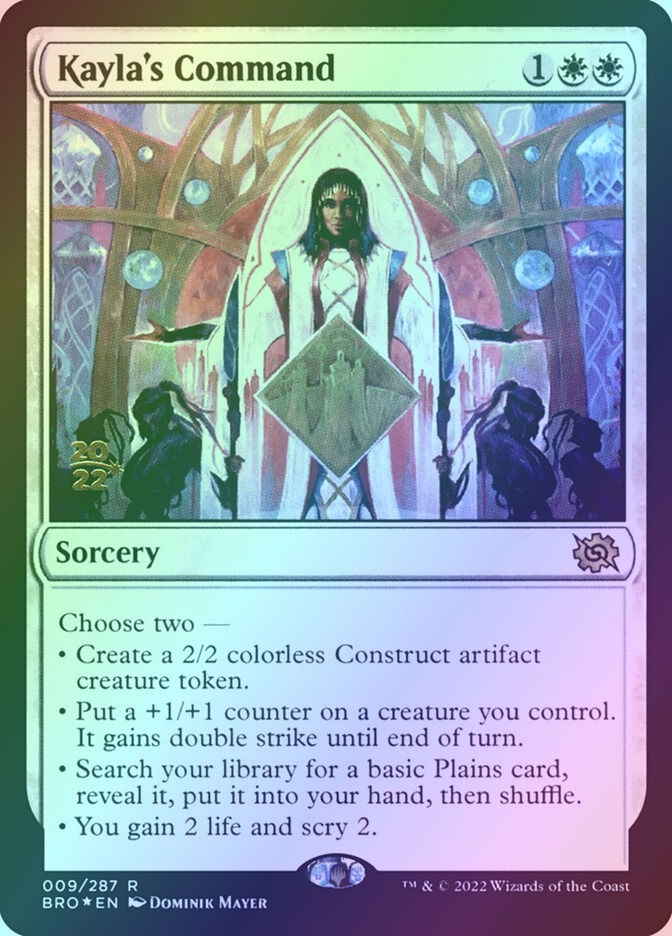 Kayla's Command (PBRO) (9s) / Foil
