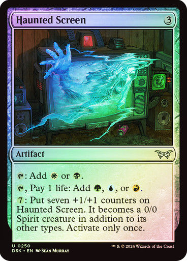 Haunted Screen (DSK) (250) / Foil