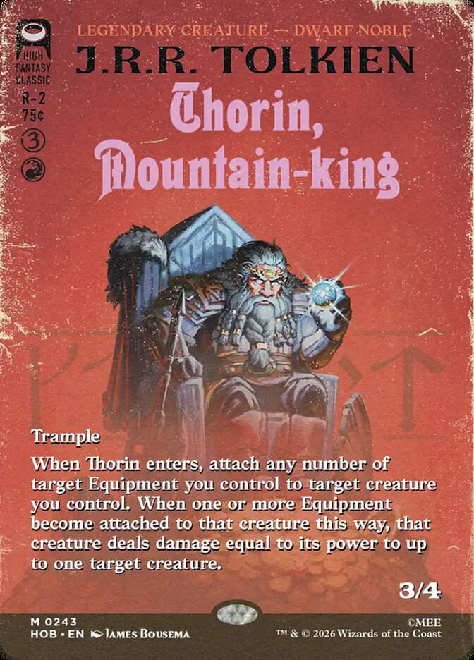 Thorin, Mountain-king (HOB) (243) / Borderless