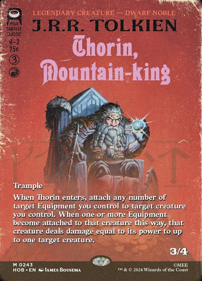 Thorin, Mountain-king (HOB) (243) / Borderless