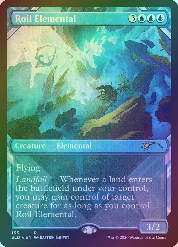 Roil Elemental (SLD) (155) / Showcase / Foil
