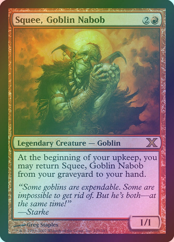 Squee, Goblin Nabob (10E) (239) / Foil