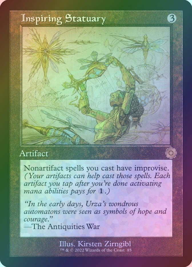 Inspiring Statuary (BRR) (85) / Foil / Schematic