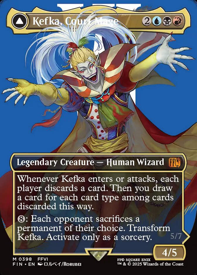 Kefka, Court Mage // Kefka, Ruler of Ruin (FIN) (398) / Borderless