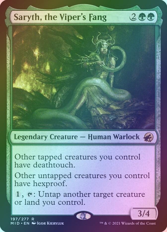 Saryth, the Viper's Fang (MID) (197) / Foil